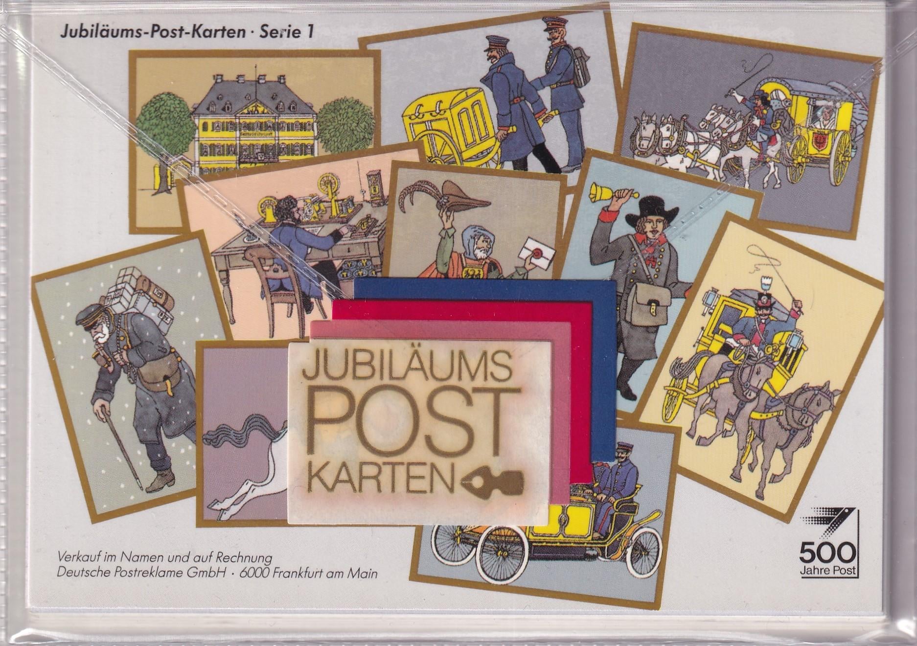 PostcardAlman Posta Servisi 500. Yıl Dönümü Kartpostalları Serisi