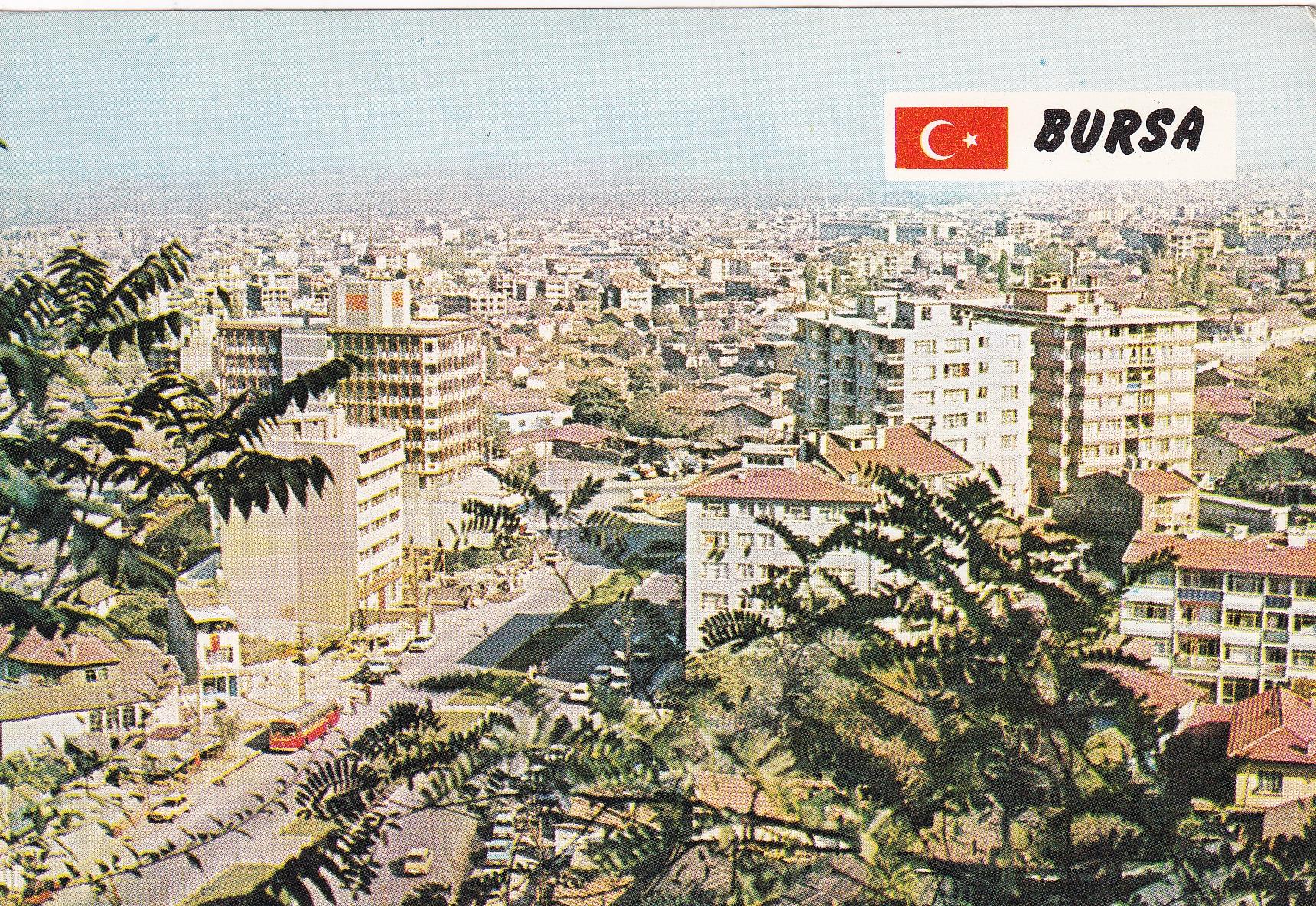 PostcardBursa'dan bir göürünüş Kartpostalı