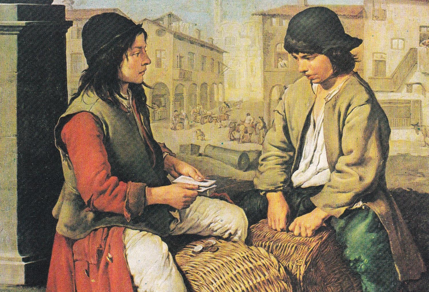 KartpostalCard Players by Giacomo Ceruti Kartpostalı