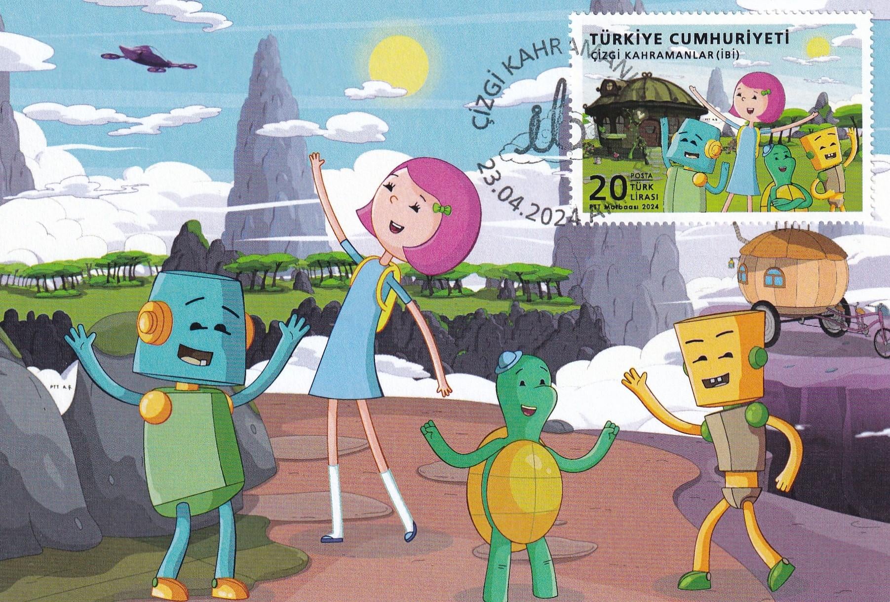 PostcardÇizgi Kahramanlar (İBİ 2) Maksimum Kart