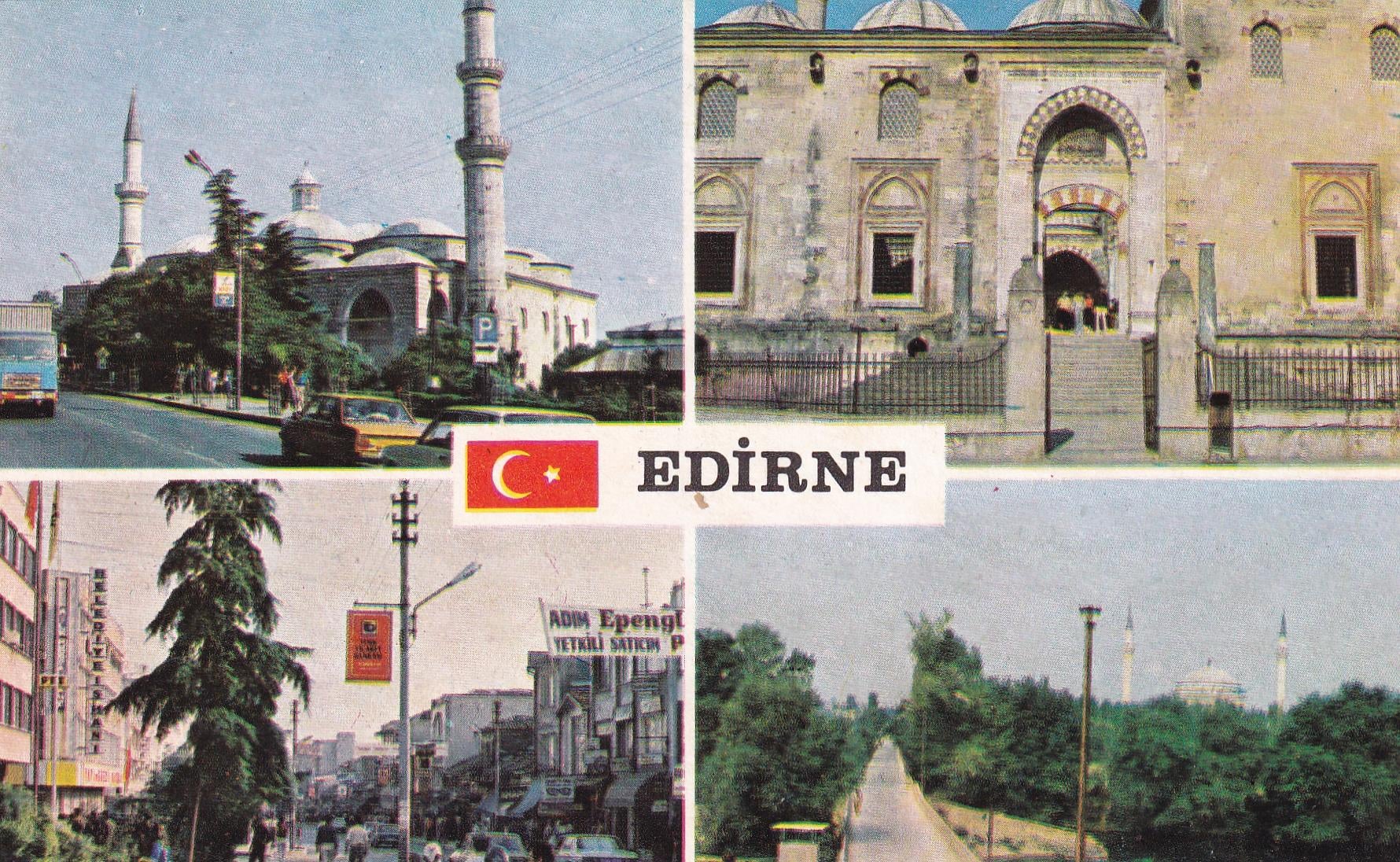 KartpostalEdirne'den görünüşler (2) Kartpostalı