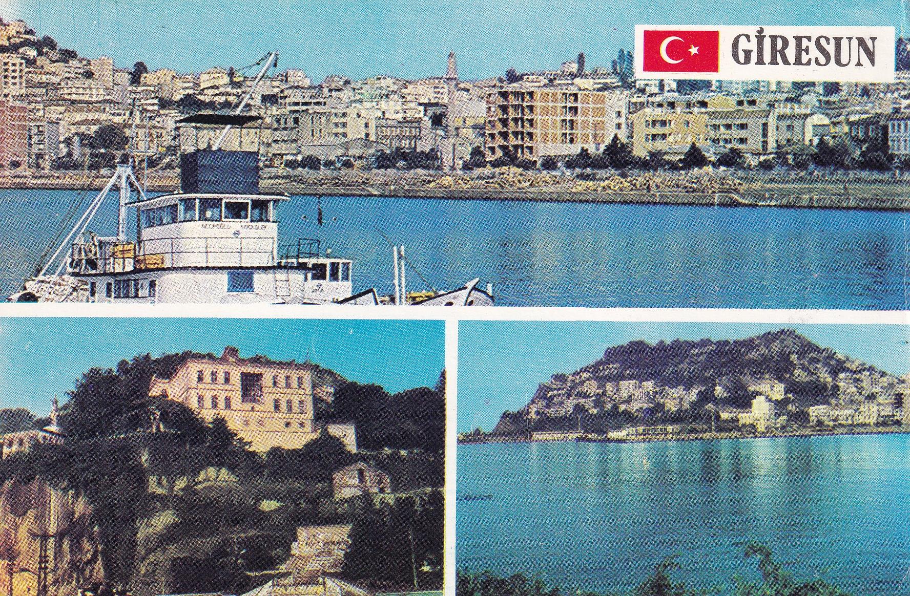 KartpostalGiresun'dan muhtelif görünüşler Kartpostalı