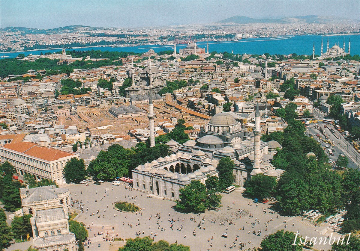 Kartpostalİstanbul Beyazıt'tan Sarayburnu'na doğru genel görünüm Kartpostalı 34/947