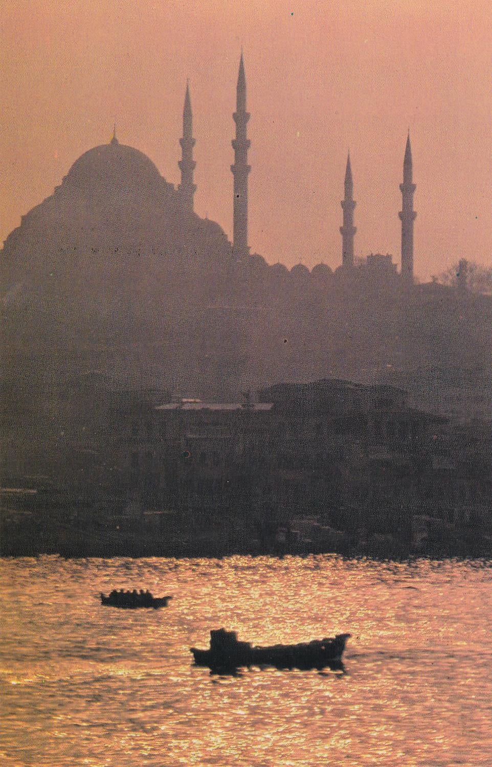 Kartpostalİstanbul, Süleymaniye Camii ve Haliç Kartpostalı