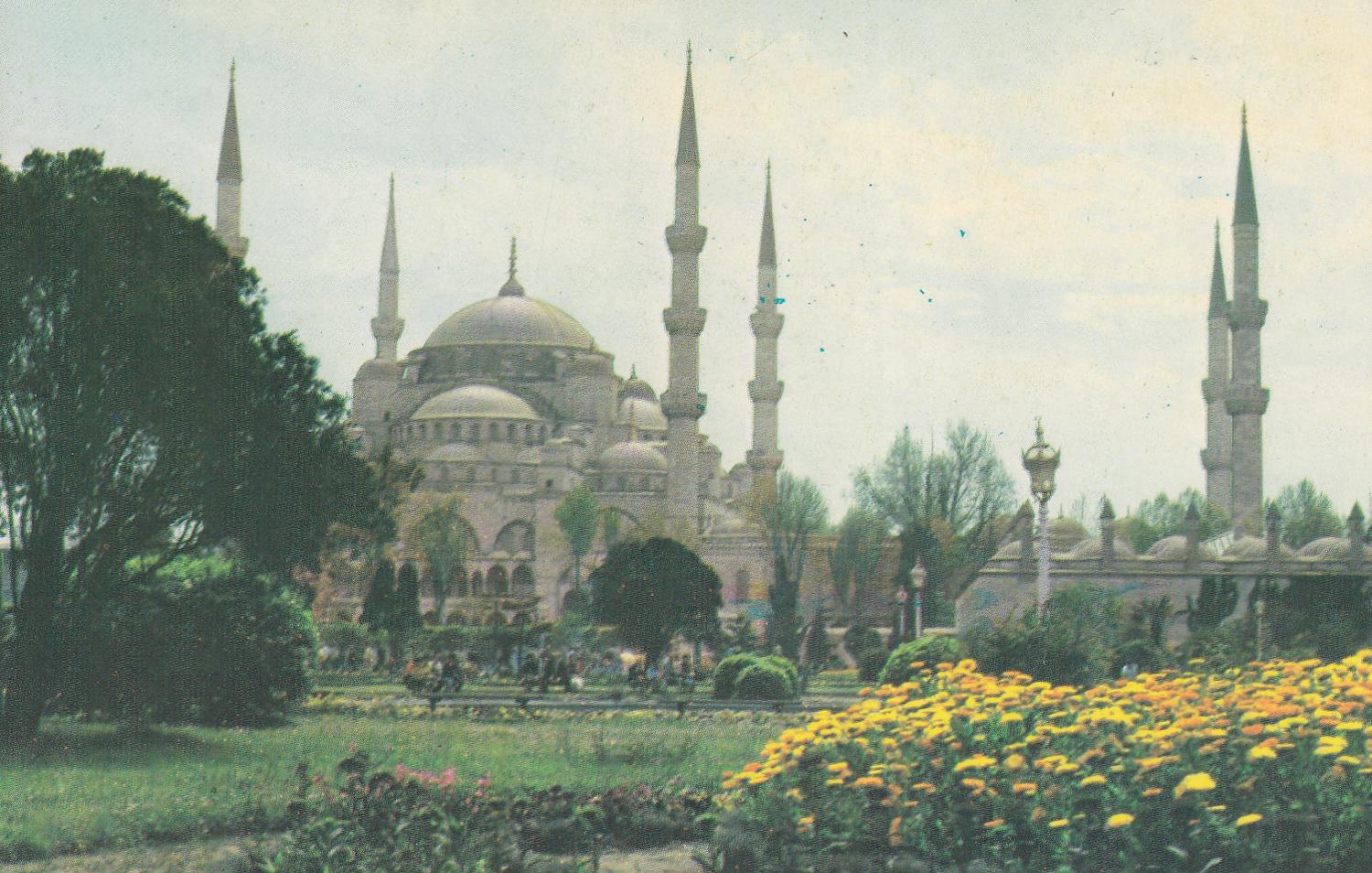 Kartpostalİstanbul, Sultanahmet Camii (2) Kartpostalı