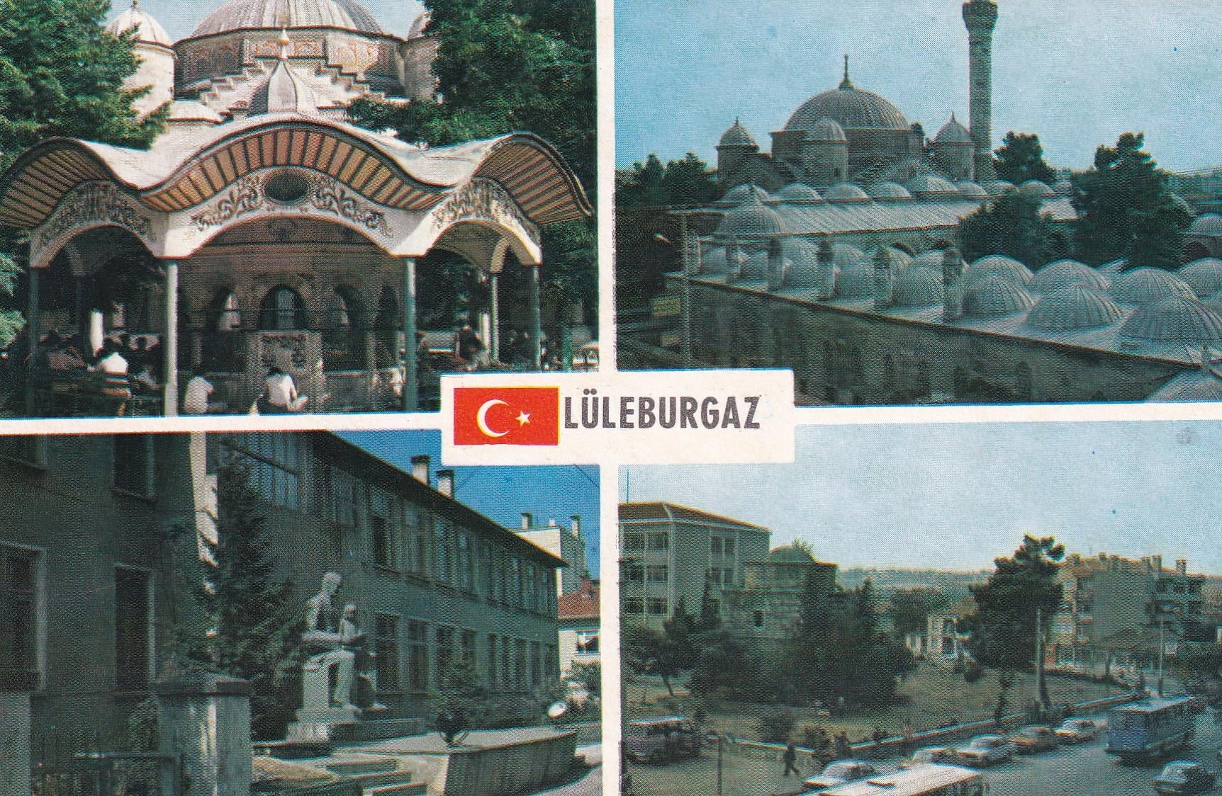 KartpostalLüleburgaz'dan dört görünüş (2) Kartpostalı
