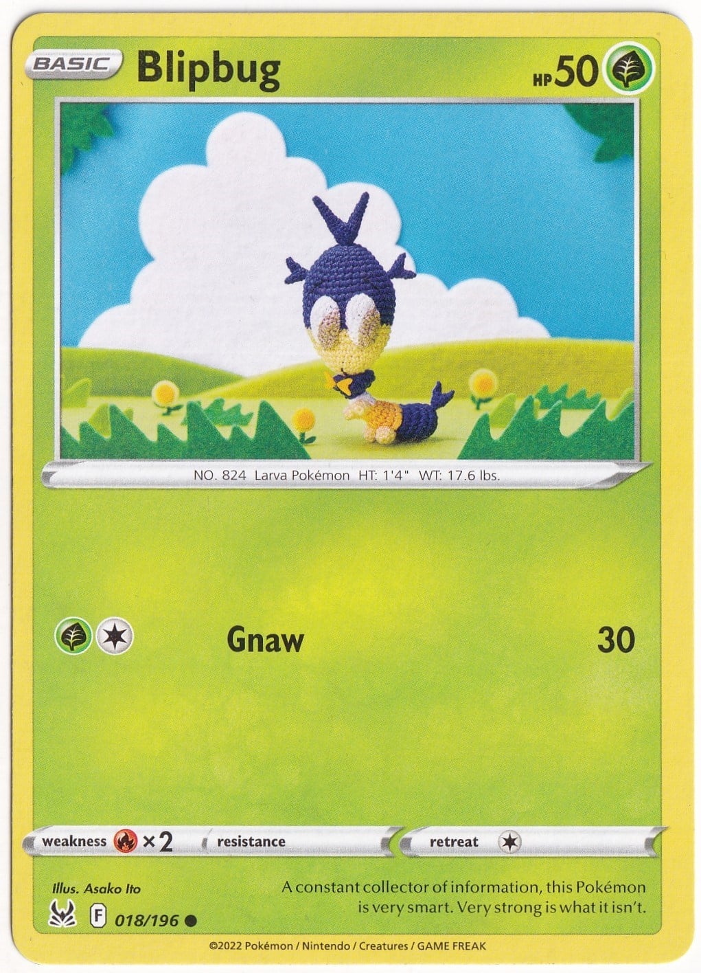 Lost OriginBlipbug #18 - Pokemon Lost Origin - Pokemon Kartı (Mint)