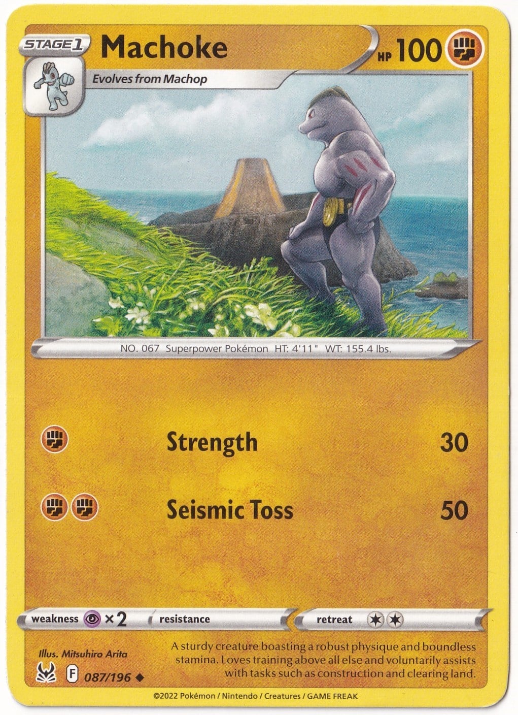 Lost OriginMachoke #87 - Pokemon Lost Origin - Pokemon Kartı (Mint)