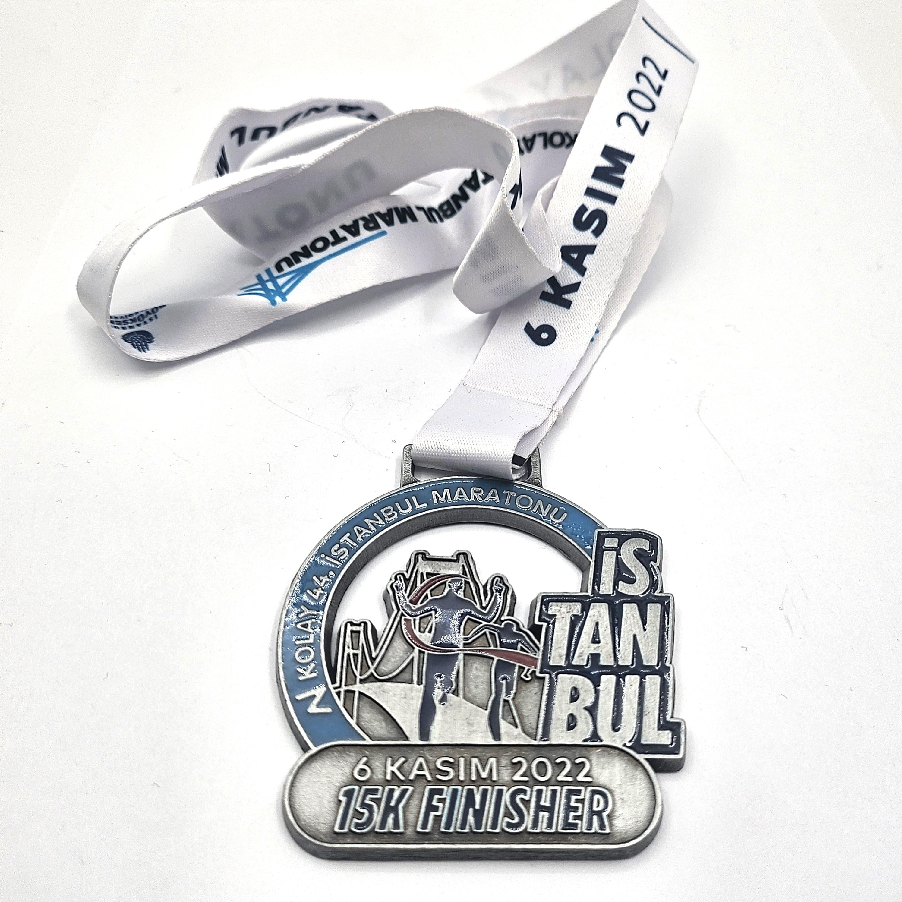 Medals and Medallions44. İstanbul Maratonu 15K “Marathon Finisher” Madalyası