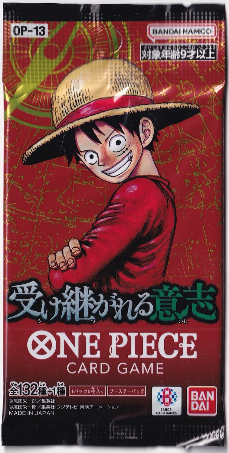 One PieceOne Piece TCG: OP-13 Inherited Will Orijinal Japonca Booster Pack - Monkey D. Luffy