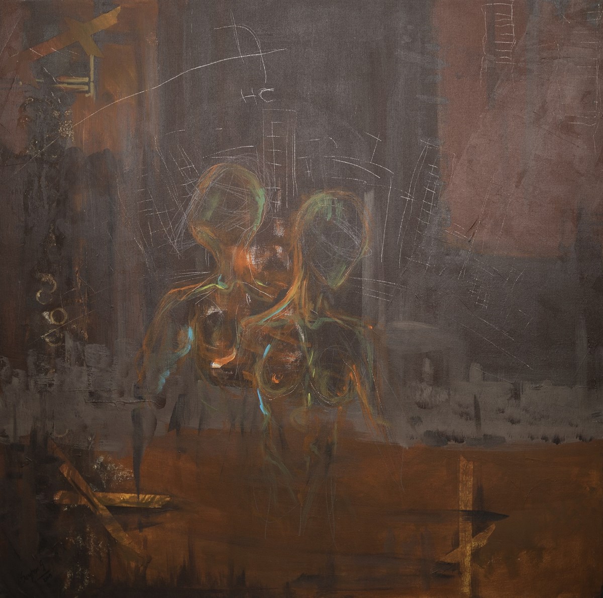 Original Art WorksSeyhan Şen - Kompozisyon (2003 - Yağlı Boya)