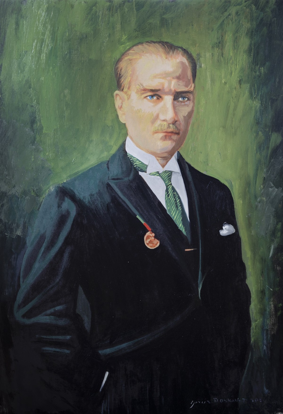 Original Art WorksYavuz Bozkurt - Atatürk Portre (2021/2 - Yağlı Boya)