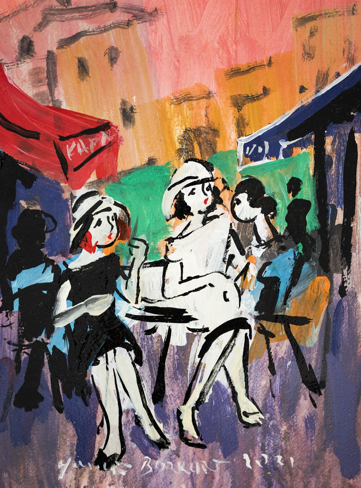 Original Art WorksYavuz Bozkurt - İstanbul Serisi (2021/1 - Karışık Teknik)