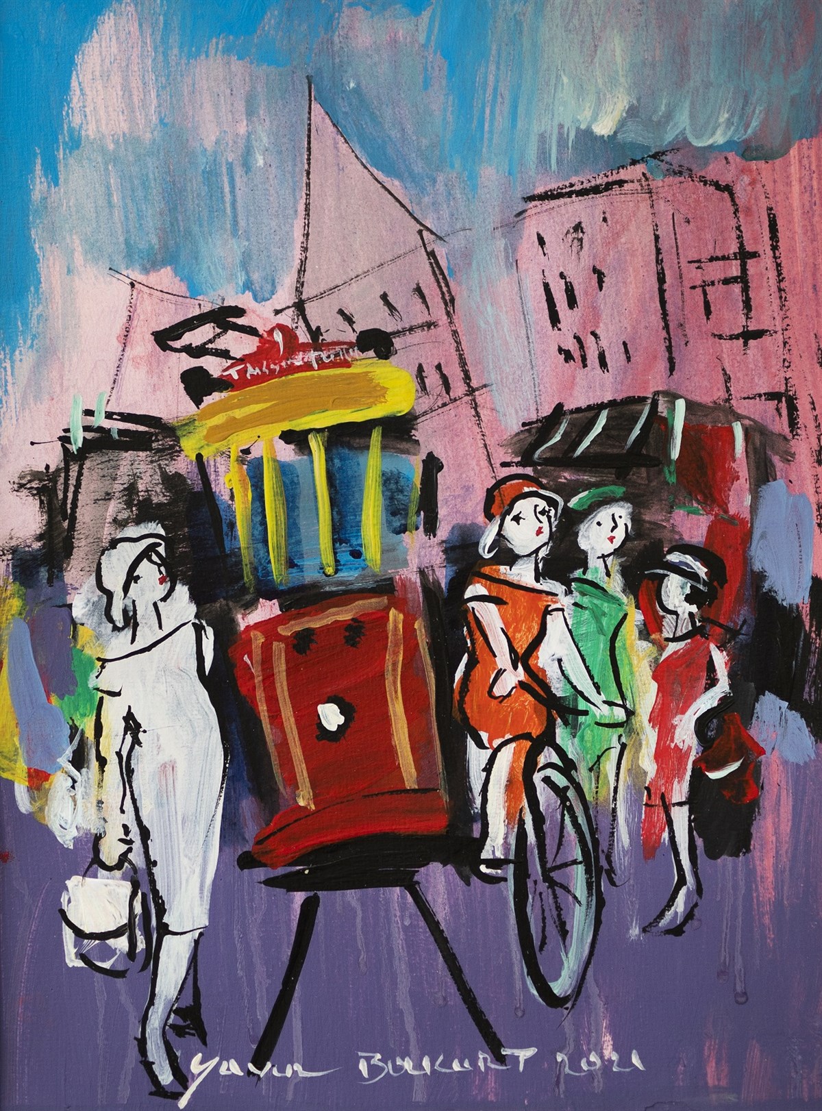 Original Art WorksYavuz Bozkurt - İstanbul Serisi (2021/2 - Karışık Teknik)