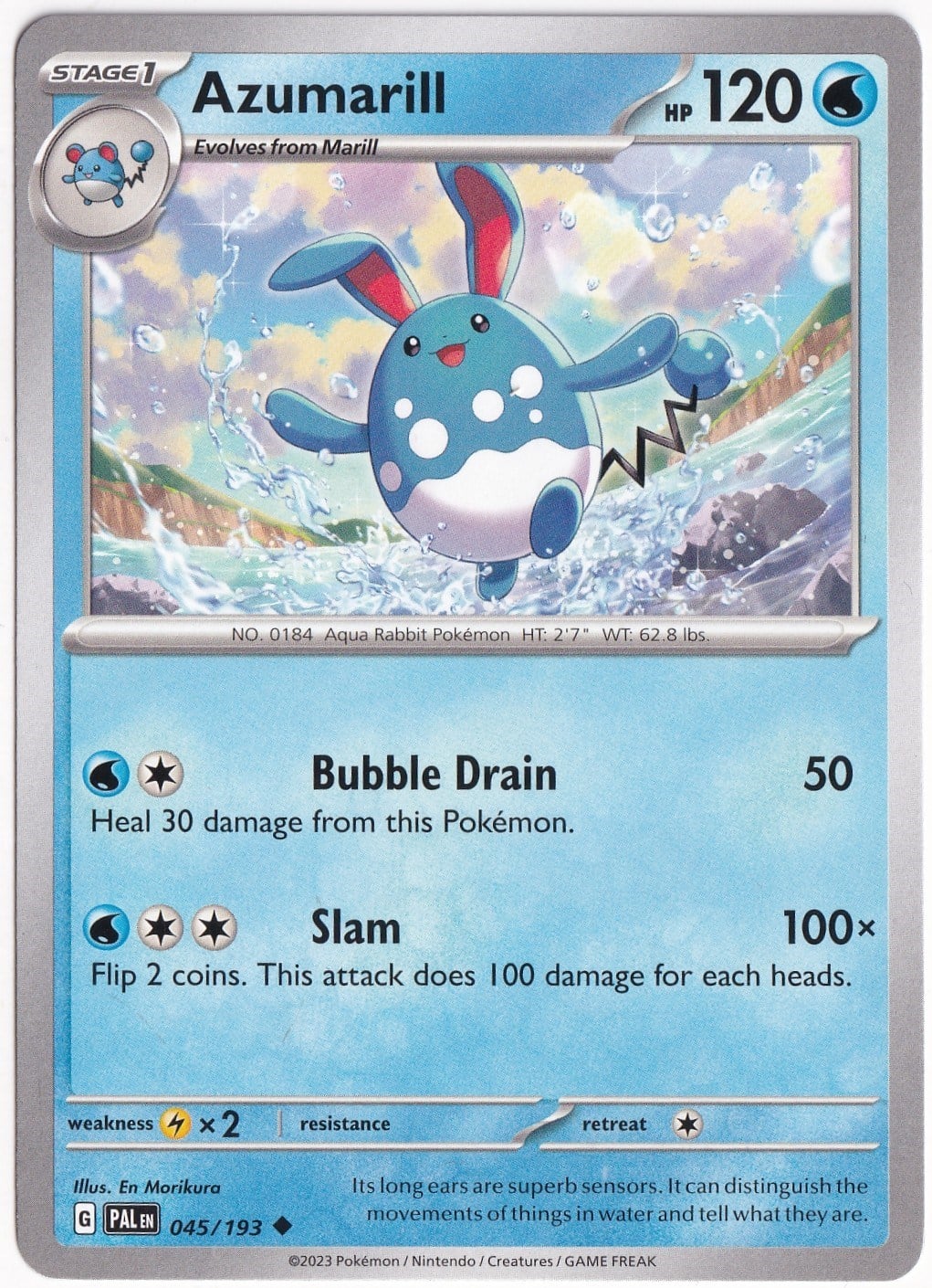 Paldea EvolvedAzumarill 045/193 - Paldea Evolved - Pokemon Kartı (Mint)