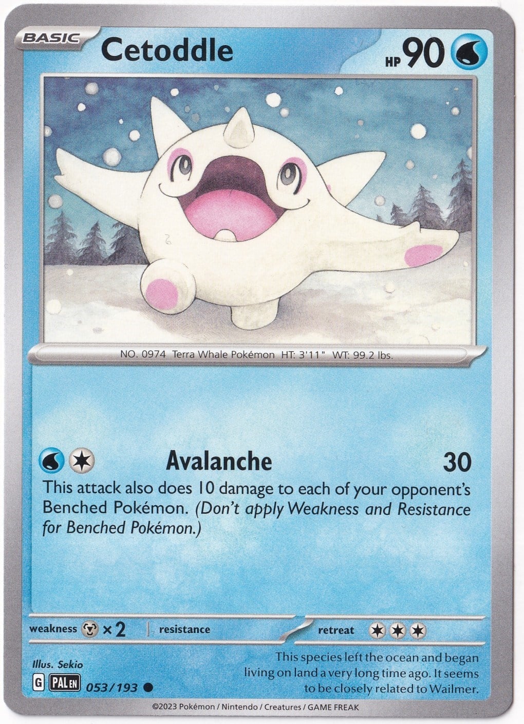 Paldea EvolvedCetoddle 053/193 - Paldea Evolved - Pokemon Kartı (Mint)