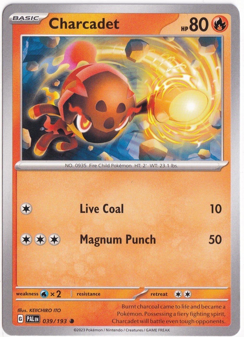 Paldea EvolvedCharcadet 039/193 - Paldea Evolved - Pokemon Kartı (Mint)