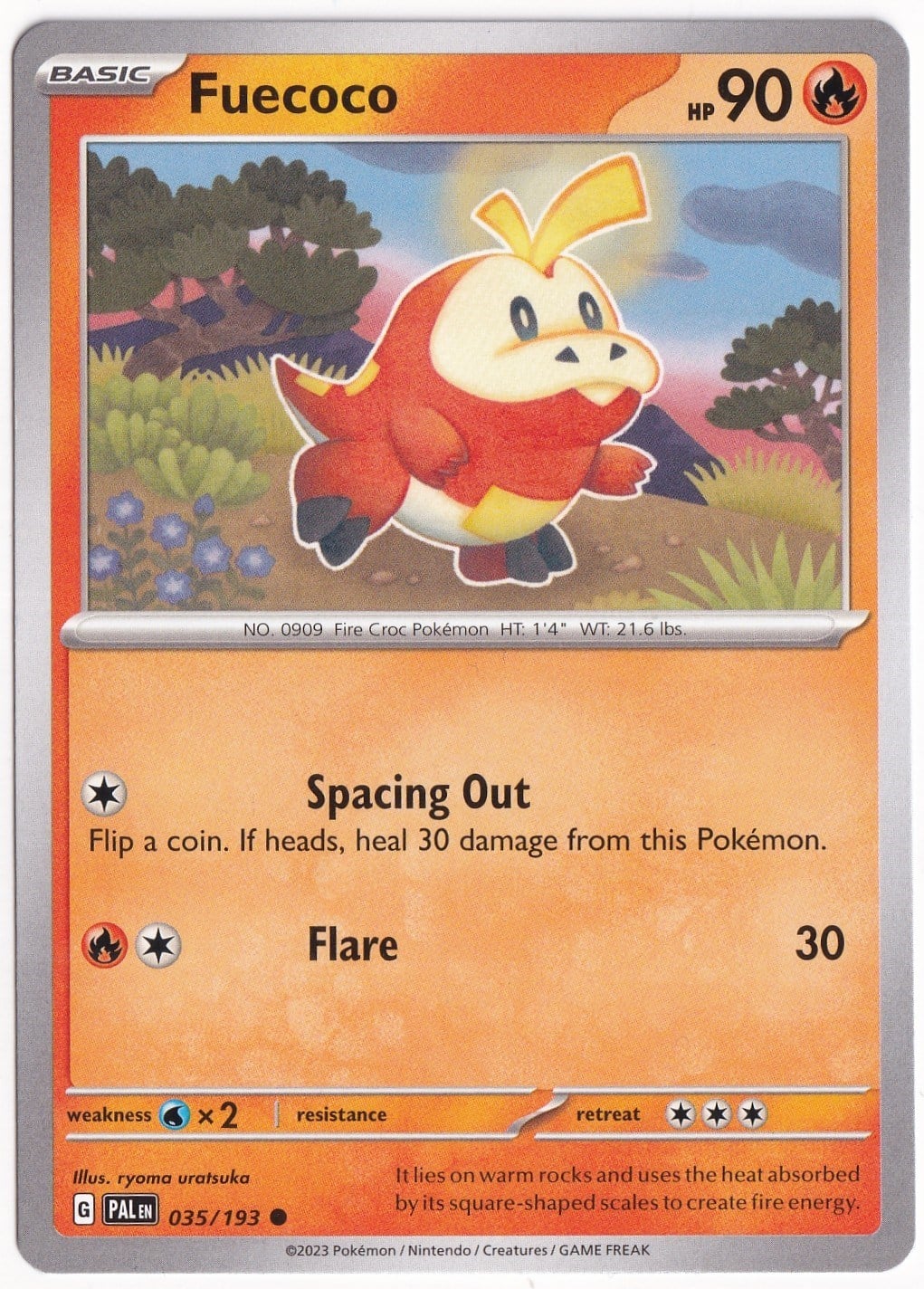 Paldea EvolvedFuecoco 035/193 - Paldea Evolved - Pokemon Kartı (Mint)