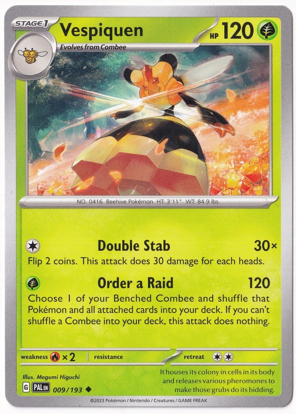 Paldea EvolvedVespiquen 009/193 - Paldea Evolved - Pokemon Kartı (Mint)