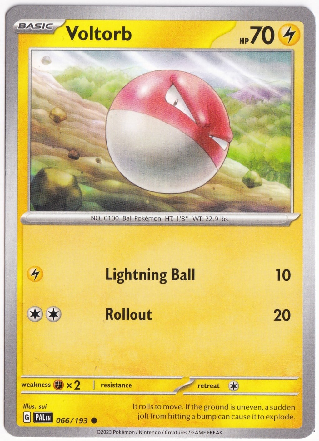 Paldea EvolvedVoltorb 066/193 - Paldea Evolved - Pokemon Kartı (Mint)