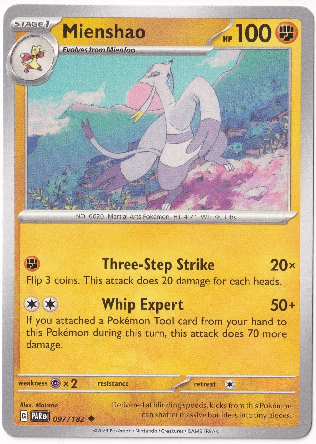 Paradox RiftMienshao 097/182 - Paradox Rift - Pokemon Kartı (Mint)
