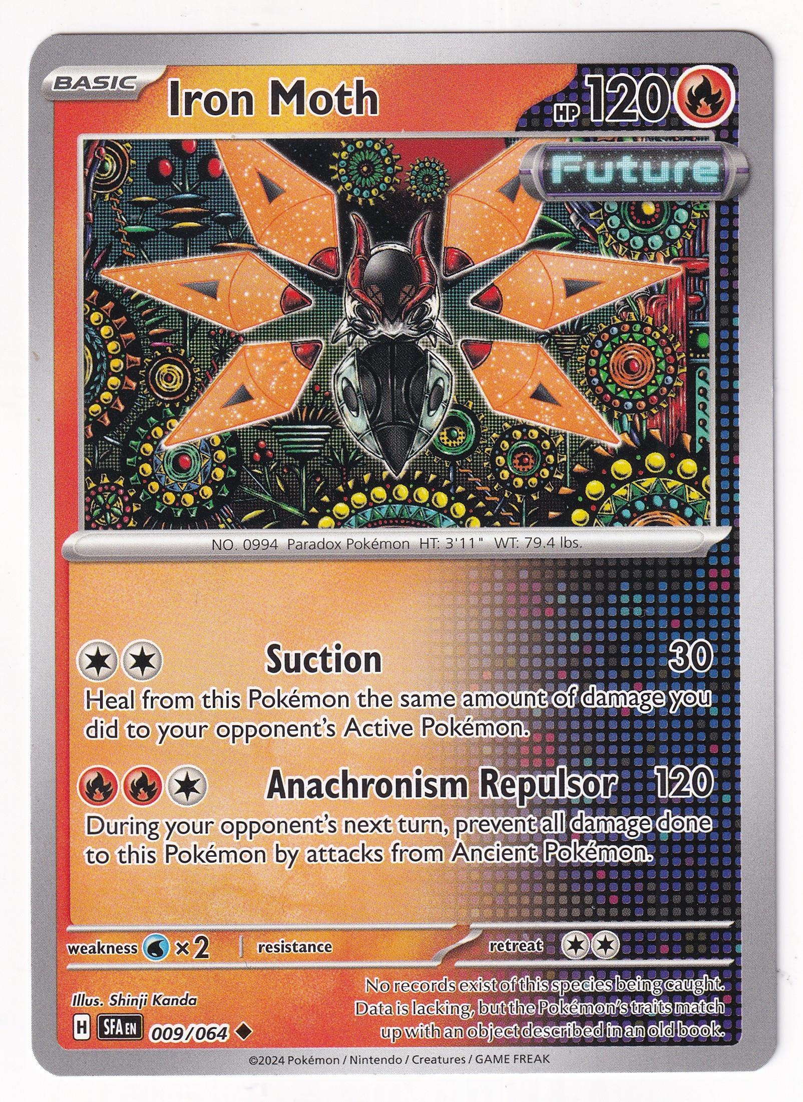 Pokemon Oyun KartlarıIron Moth #9 Pokemon Shrouded Fable Pokemon Oyun Kartı