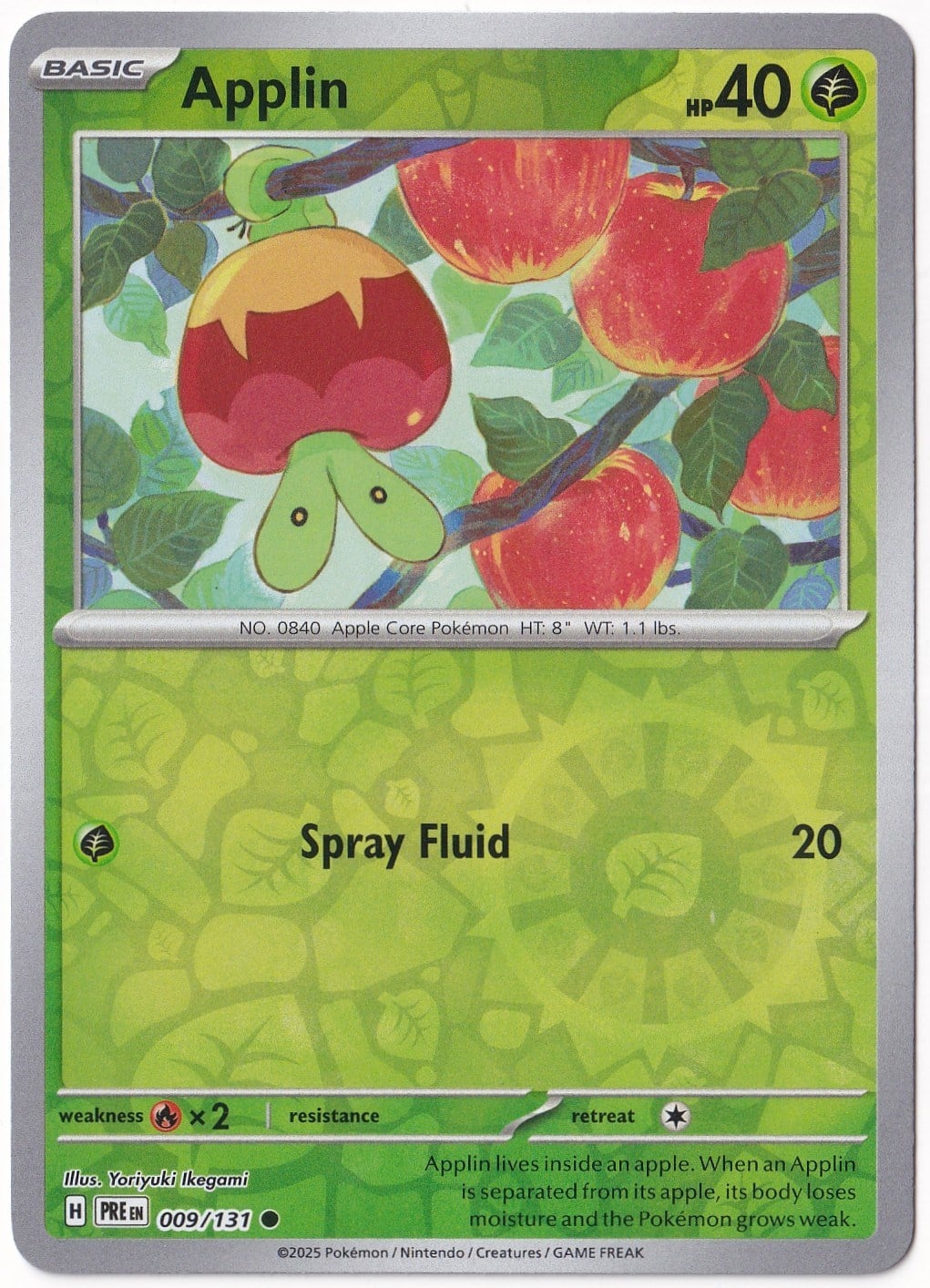 Prismatic EvolutionsApplin [Reverse] 009/131 - Prismatic Evolutions - Pokemon Kartı (Mint)