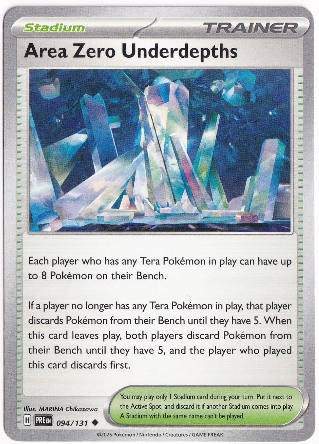 Prismatic EvolutionsArea Zero Underdepths 094/131 - Prismatic Evolutions - Pokemon Kartı (Mint)