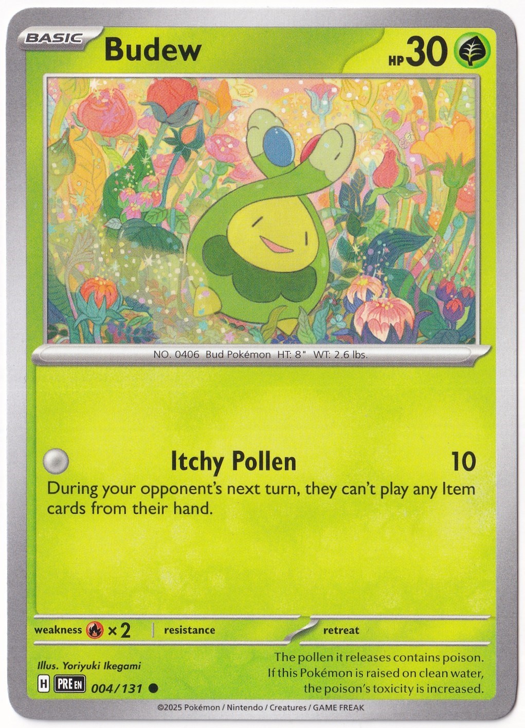 Prismatic EvolutionsBudew #4 - Prismatic Evolutions - Pokemon Kartı (Mint)