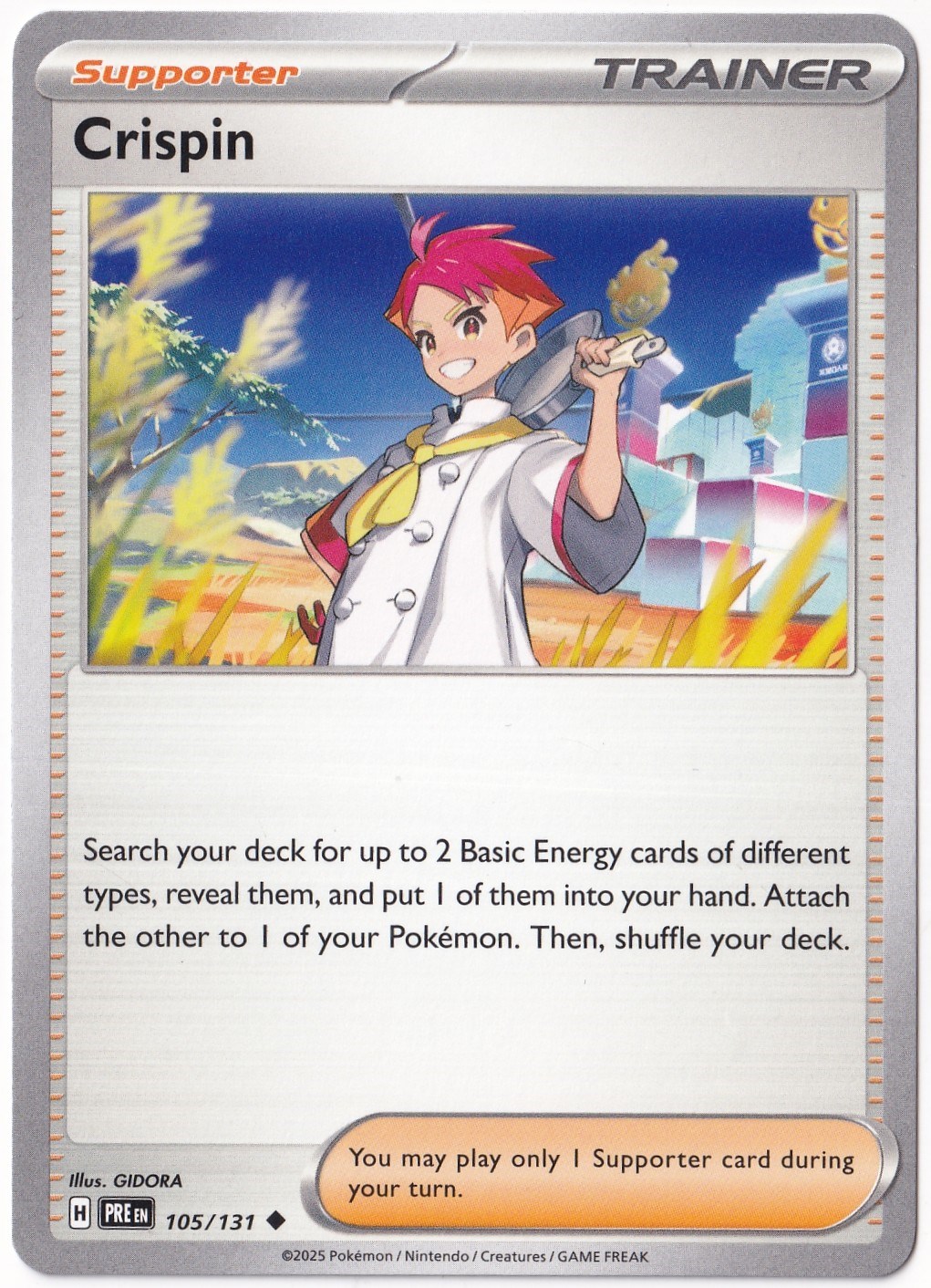 Prismatic EvolutionsCrispin 105/131 - Prismatic Evolutions - Pokemon Kartı (Mint)