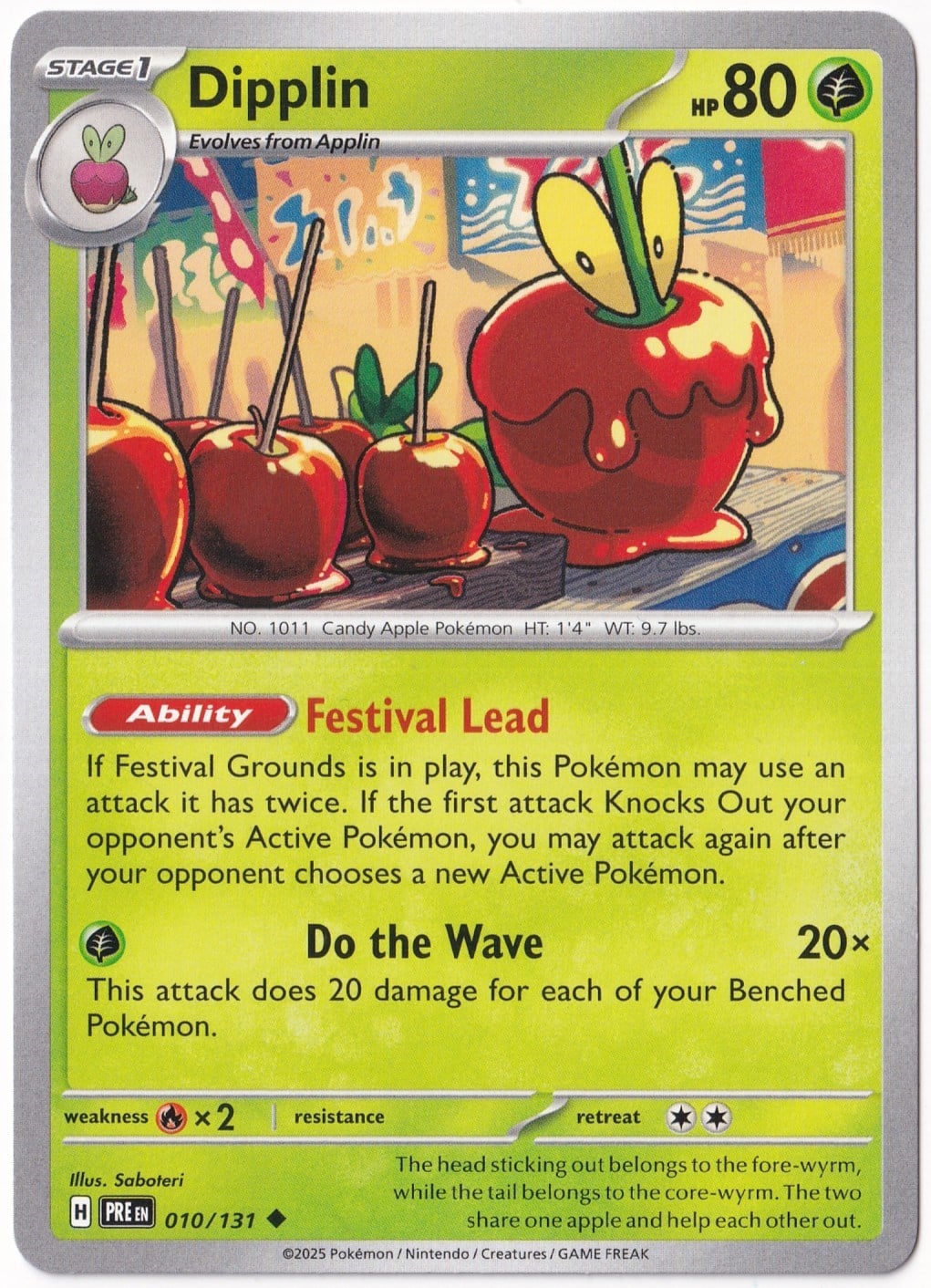 Prismatic EvolutionsDipplin 010/131 - Prismatic Evolutions - Pokemon Kartı (Mint)