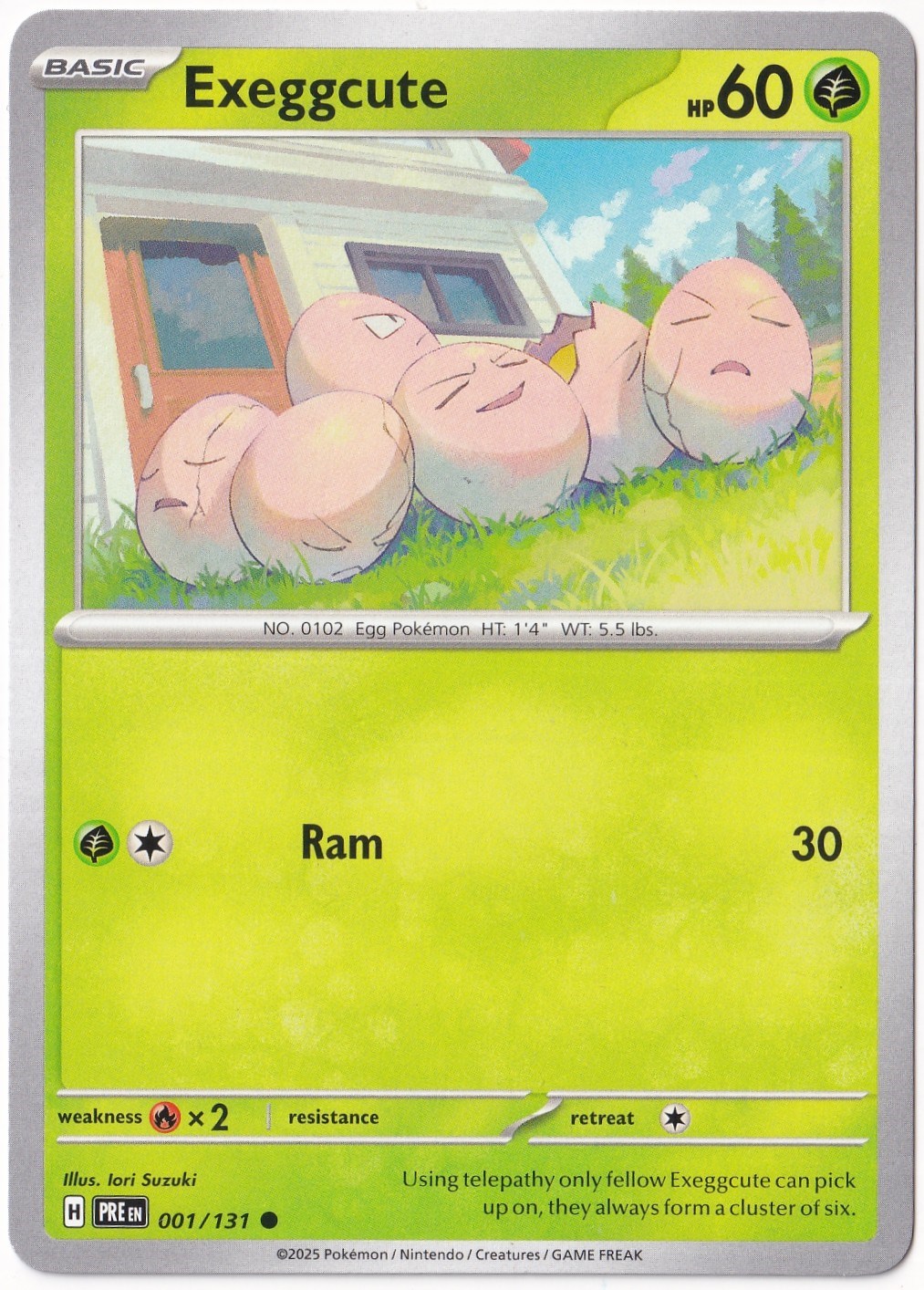 Prismatic EvolutionsExeggcute #1 - Prismatic Evolutions - Pokemon Kartı (Mint)