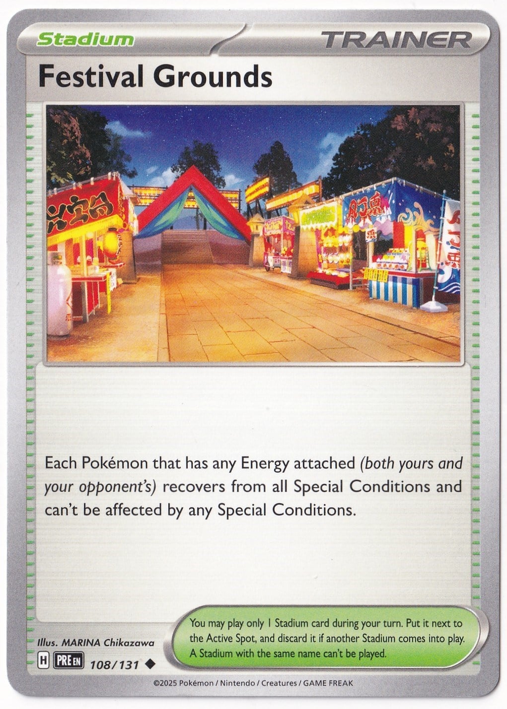 Prismatic EvolutionsFestival Grounds 108/131 - Prismatic Evolutions - Pokemon Kartı (Mint)