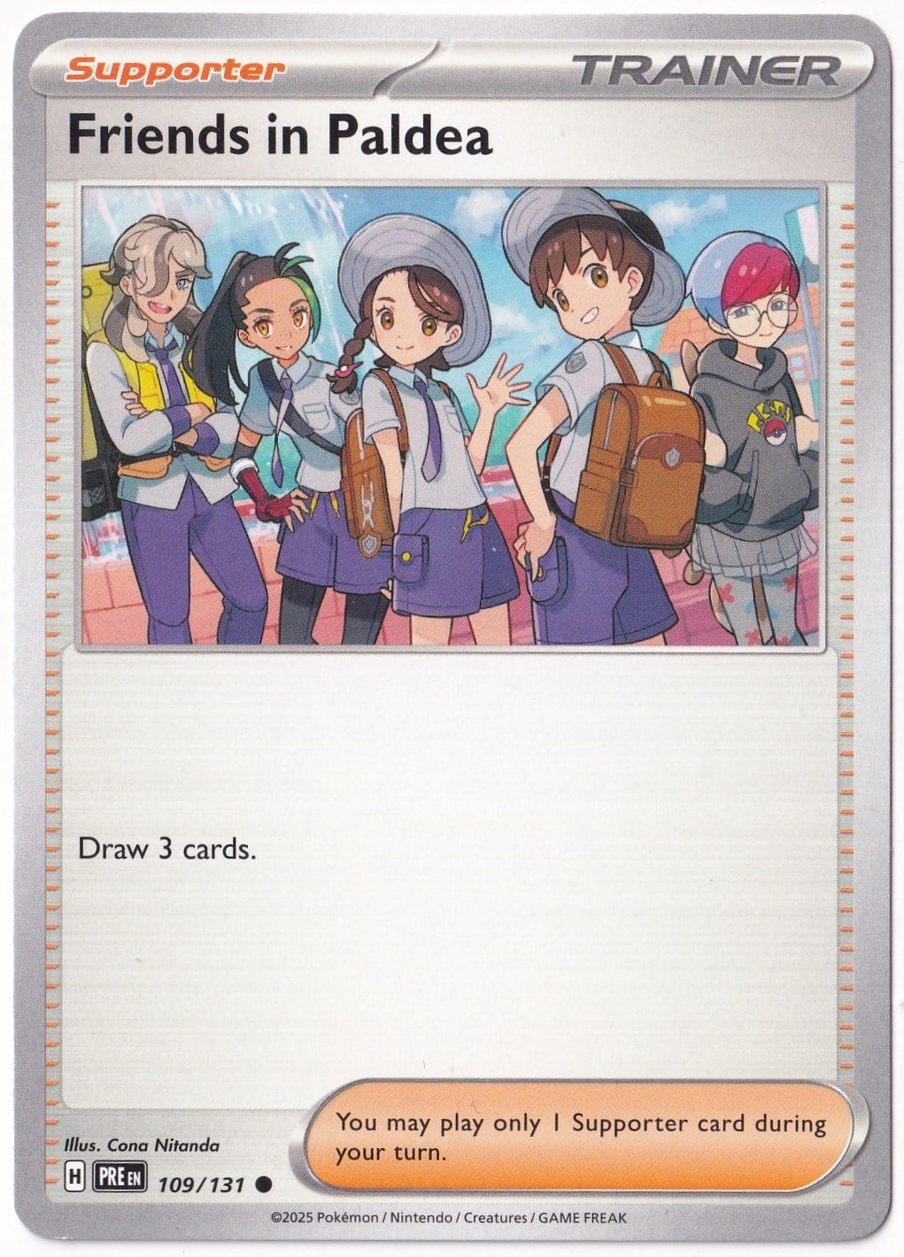 Prismatic EvolutionsFriends in Paldea 109/131 - Prismatic Evolutions - Pokemon Kartı (Mint)