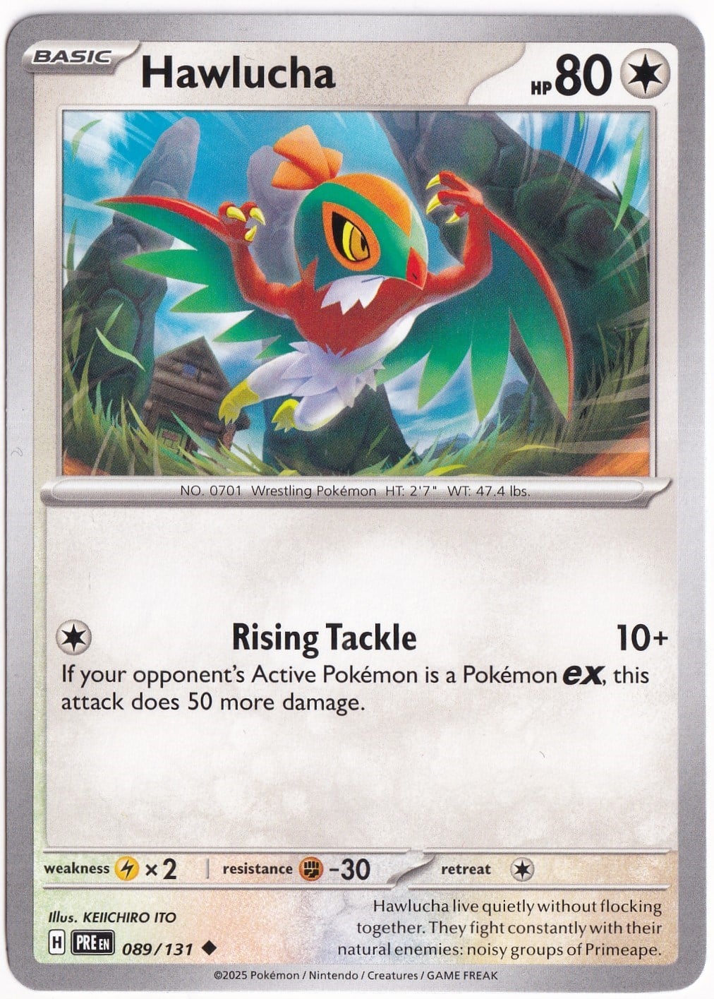Prismatic EvolutionsHawlucha 089/131 - Prismatic Evolutions - Pokemon Kartı (Mint)