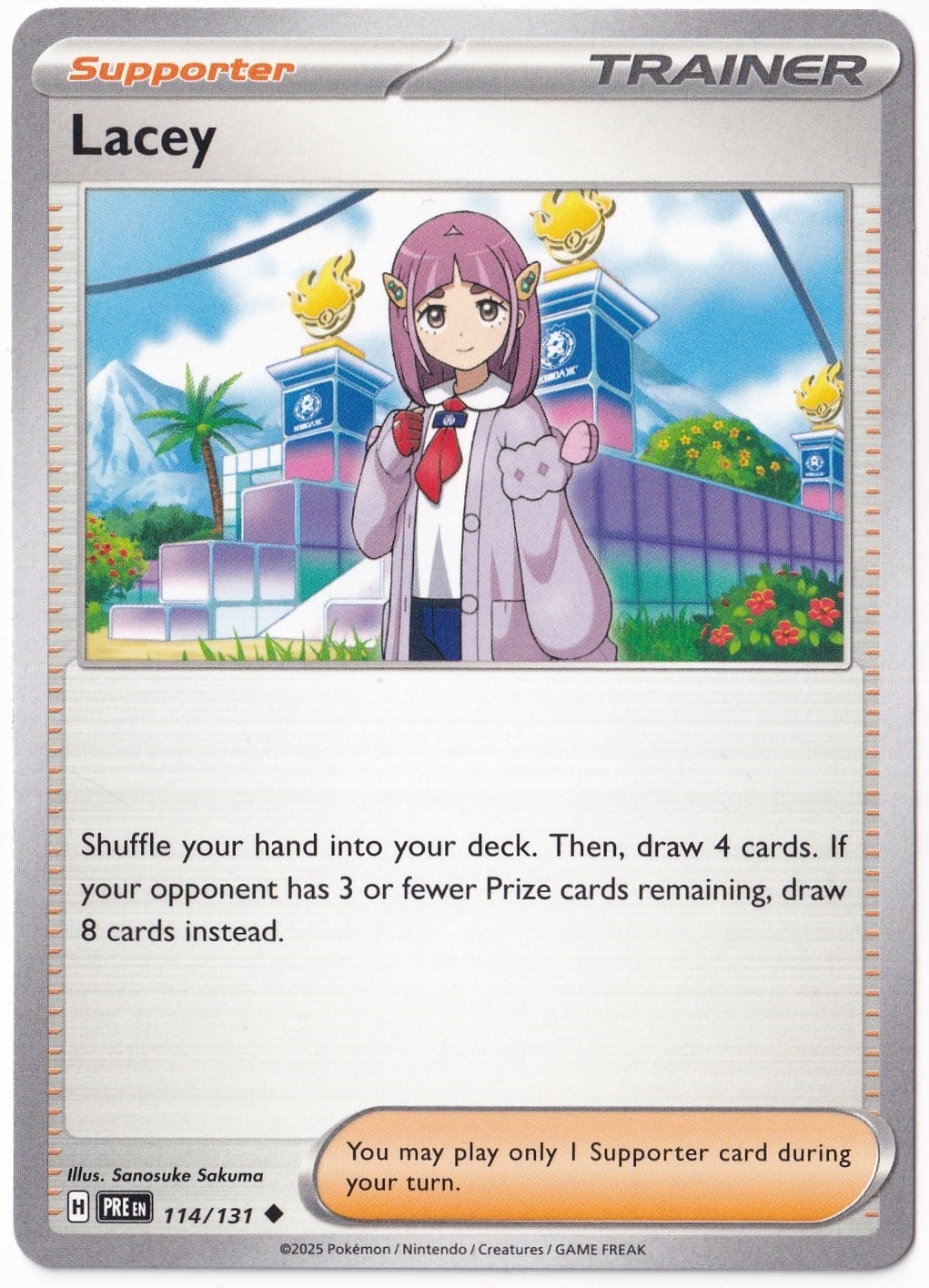Prismatic EvolutionsLacey 114/131 - Prismatic Evolutions - Pokemon Kartı (Mint)