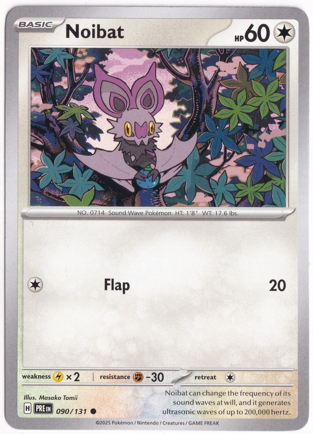 Prismatic EvolutionsNoibat 090/131 - Prismatic Evolutions - Pokemon Kartı (Mint)