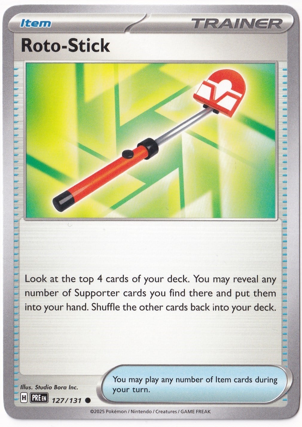 Prismatic EvolutionsRoto Stick 127/131 - Prismatic Evolutions - Pokemon Kartı (Mint)