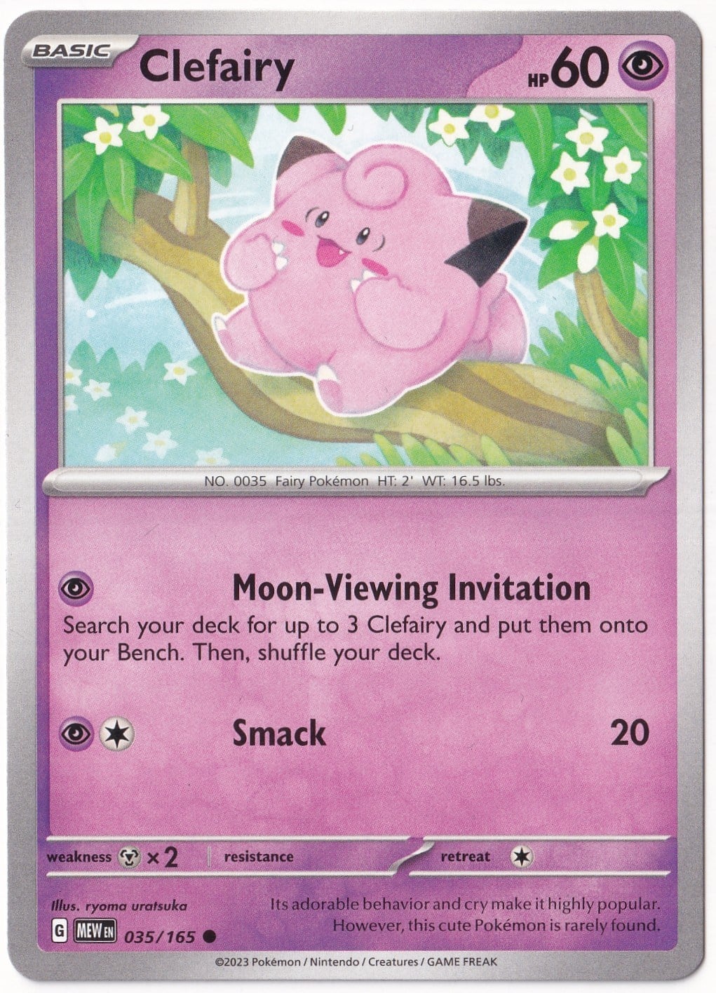 Scarlet & Violet 151Clefairy #35 - Pokemon Scarlet & Violet 151 - Pokemon Kartı (Mint)