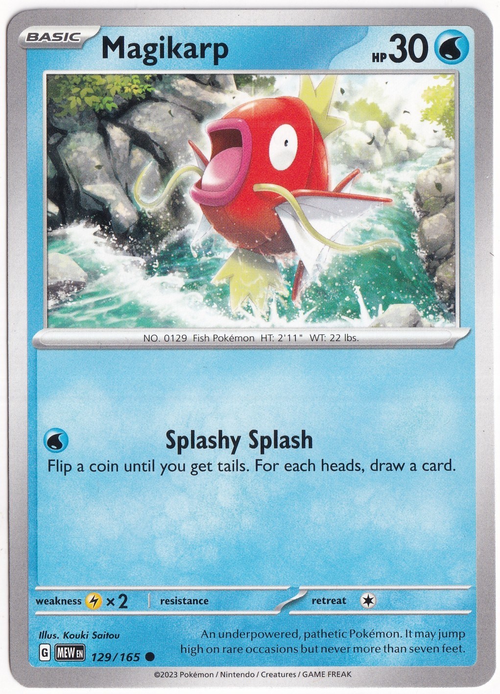 Scarlet & Violet 151Magikarp #129 - Pokemon Scarlet & Violet 151 - Pokemon Kartı (Mint)