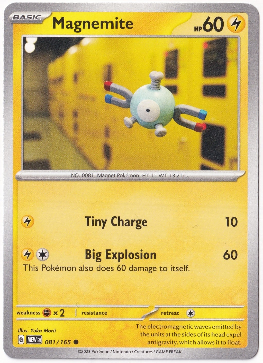 Scarlet & Violet 151Magnemite #81 - Pokemon Scarlet & Violet 151 - Pokemon Kartı (Mint)