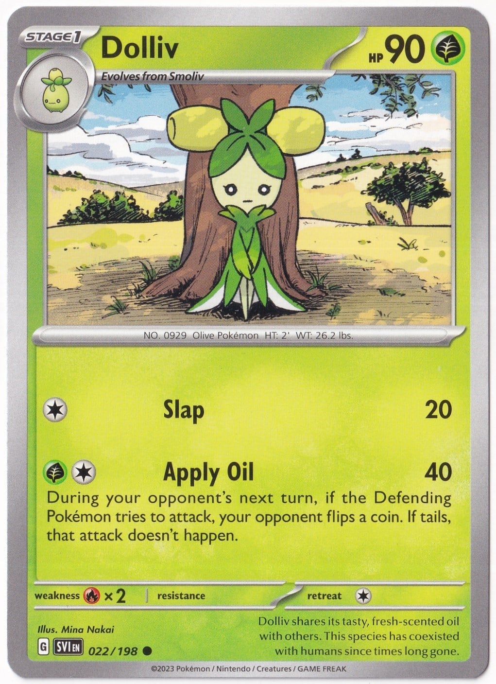 Scarlet & VioletDolliv 022/198 - Scarlet & Violet - Pokemon Kartı (Mint)