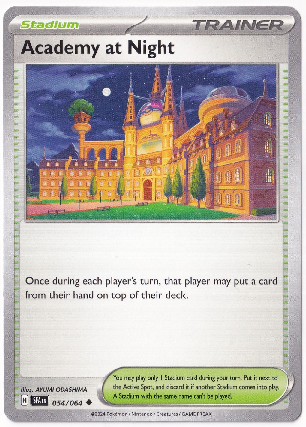 Shrouded FableAcademy at Night 054/064 - Shrouded Fable - Pokemon Kartı (Mint)