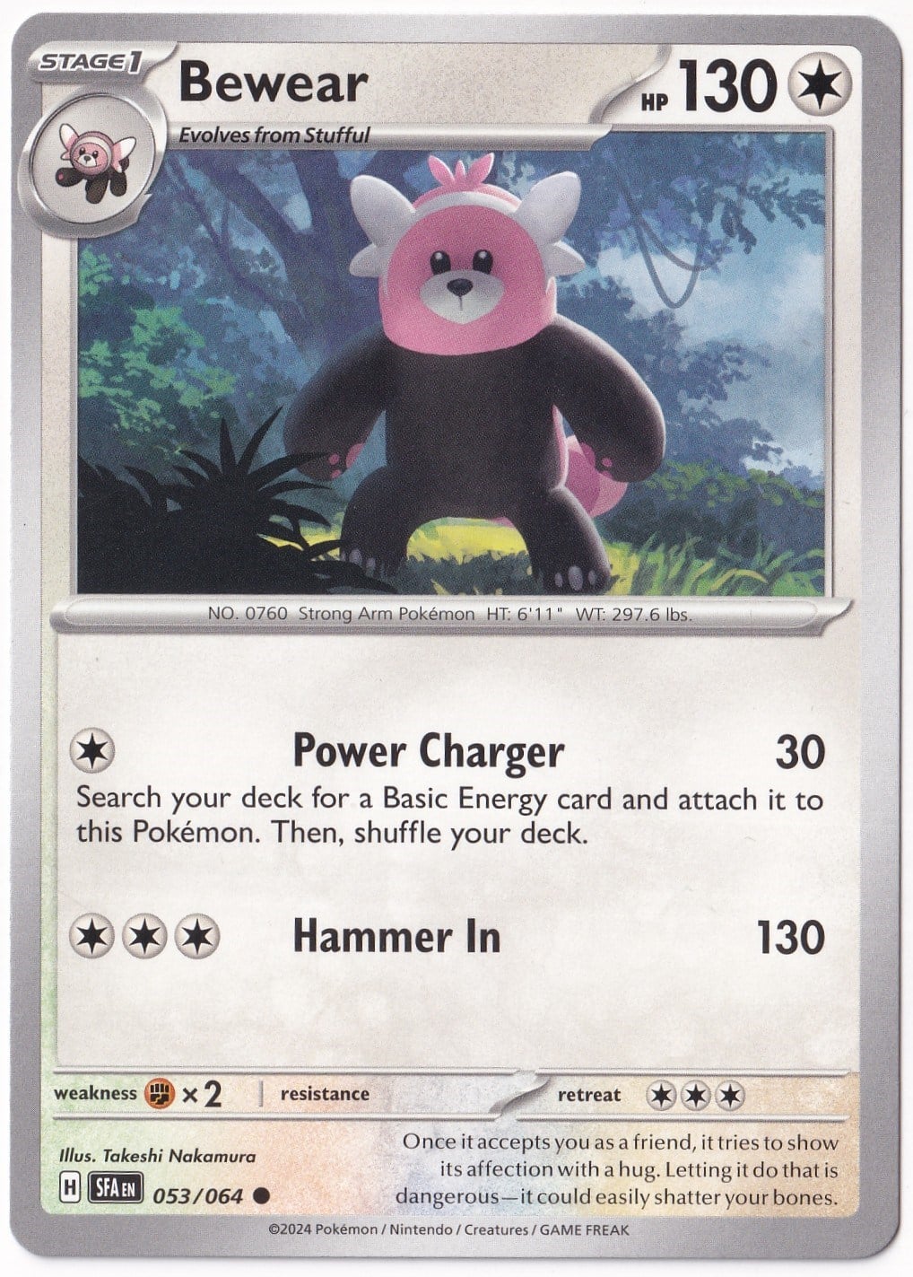 Shrouded FableBewear 053/064 - Shrouded Fable - Pokemon Kartı (Mint)