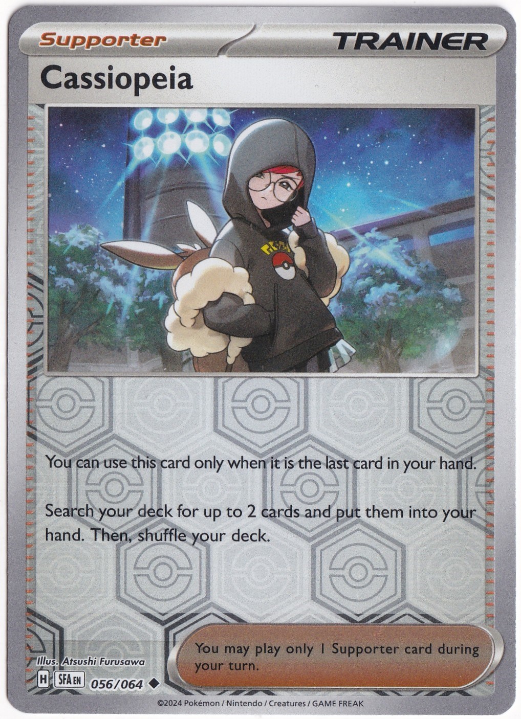 Shrouded FableCassiopeia [Reverse Holo] 056/064 - Shrouded Fable - Pokemon Kartı (Mint)