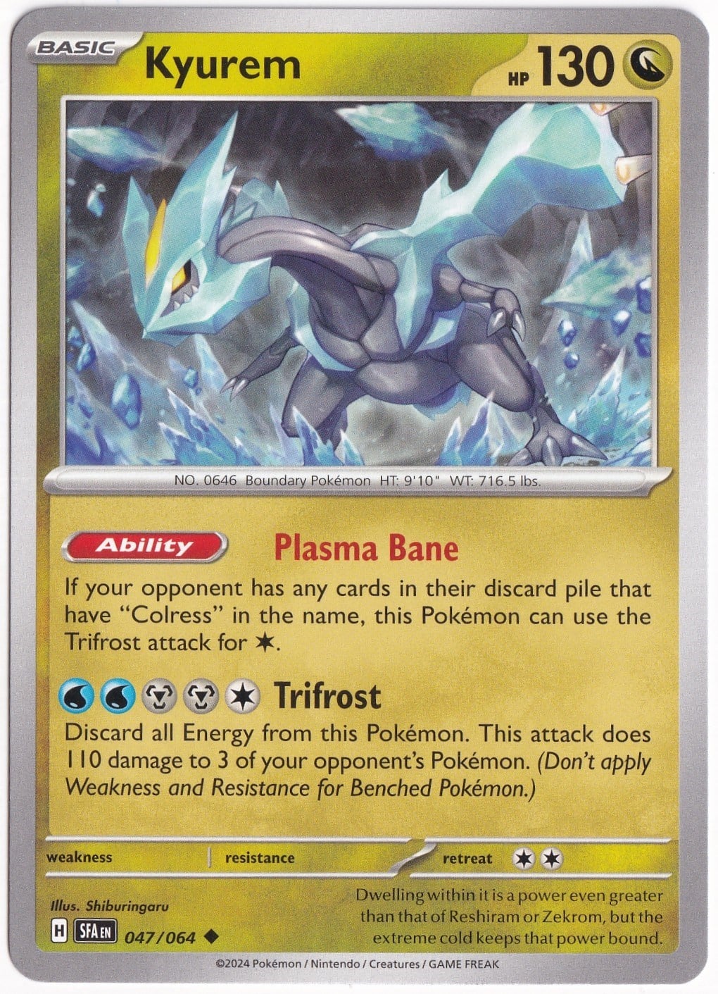 Shrouded FableKyurem 047/064 - Shrouded Fable - Pokemon Kartı (Mint)