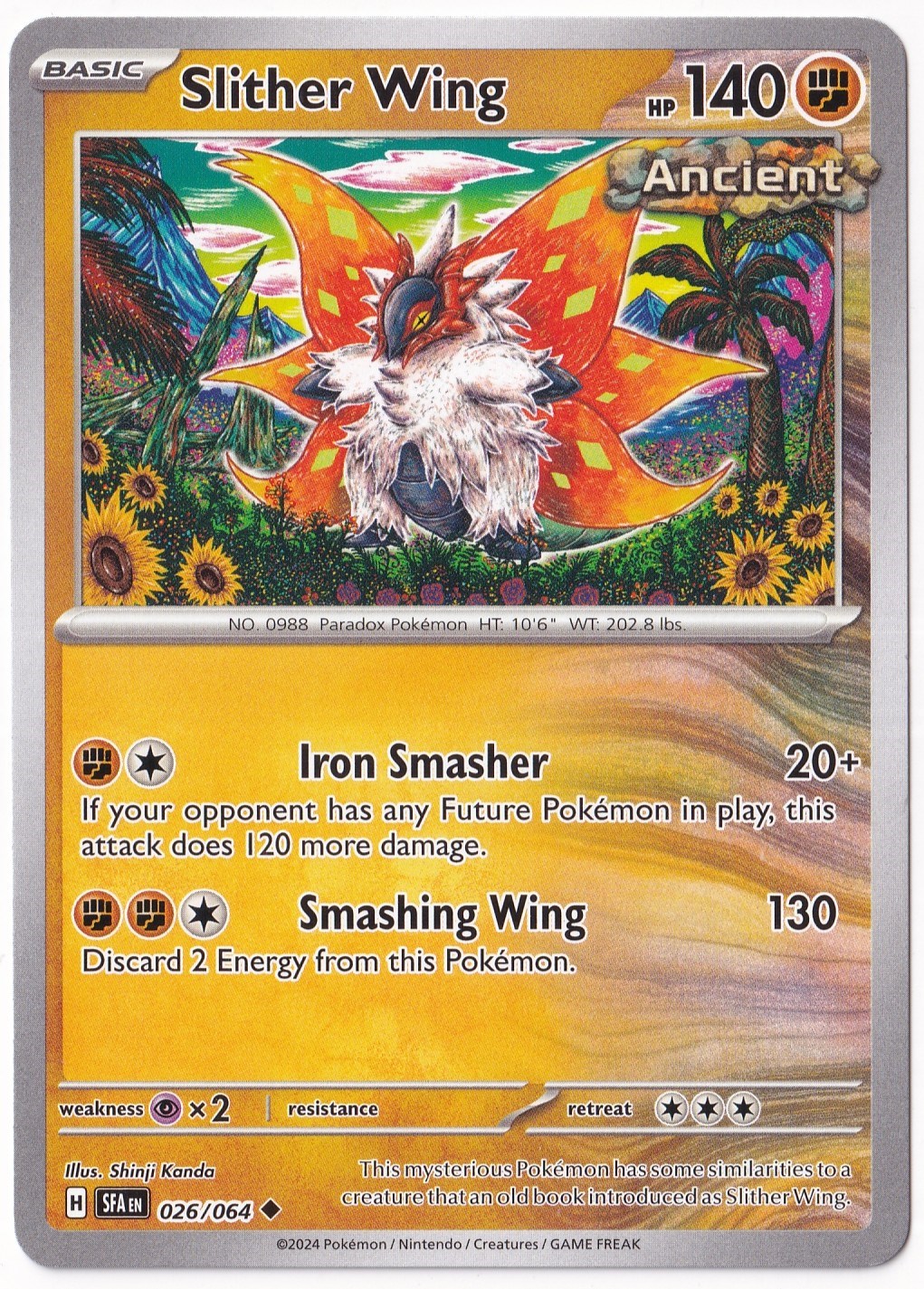 Shrouded FableSlither Wing 026/064 - hrouded Fable - Pokemon Kartı (Mint)