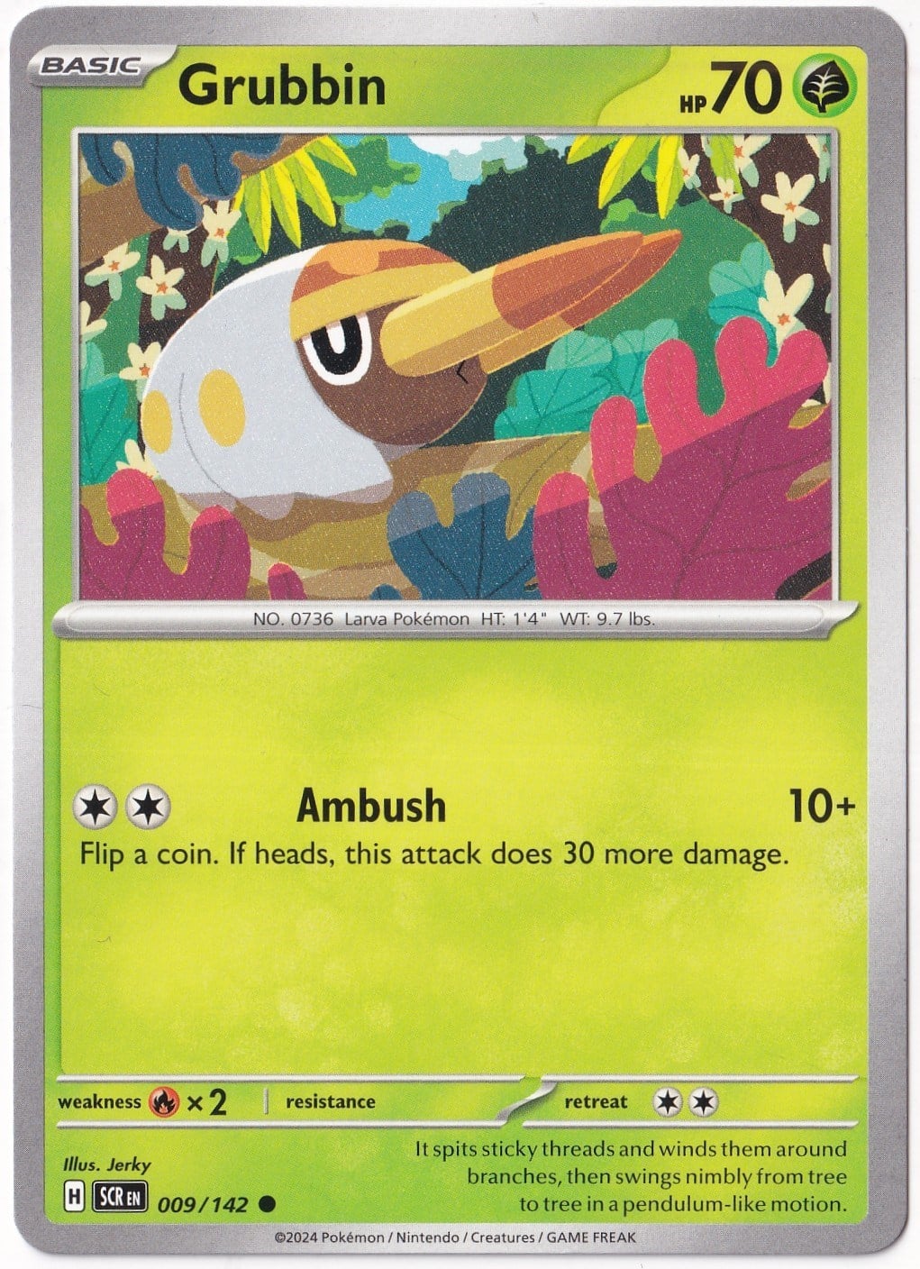 Stellar CrownGrubbin 009/142 - Stellar Crown - Pokemon Kartı (Mint)