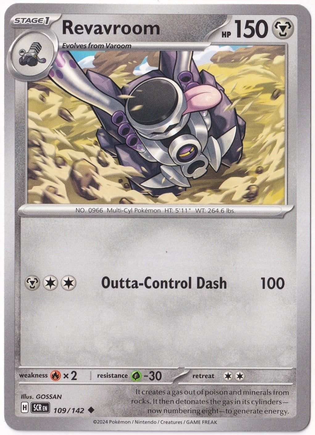 Stellar CrownRevavroom 109/142 - Stellar Crown - Pokemon Kartı (Mint)