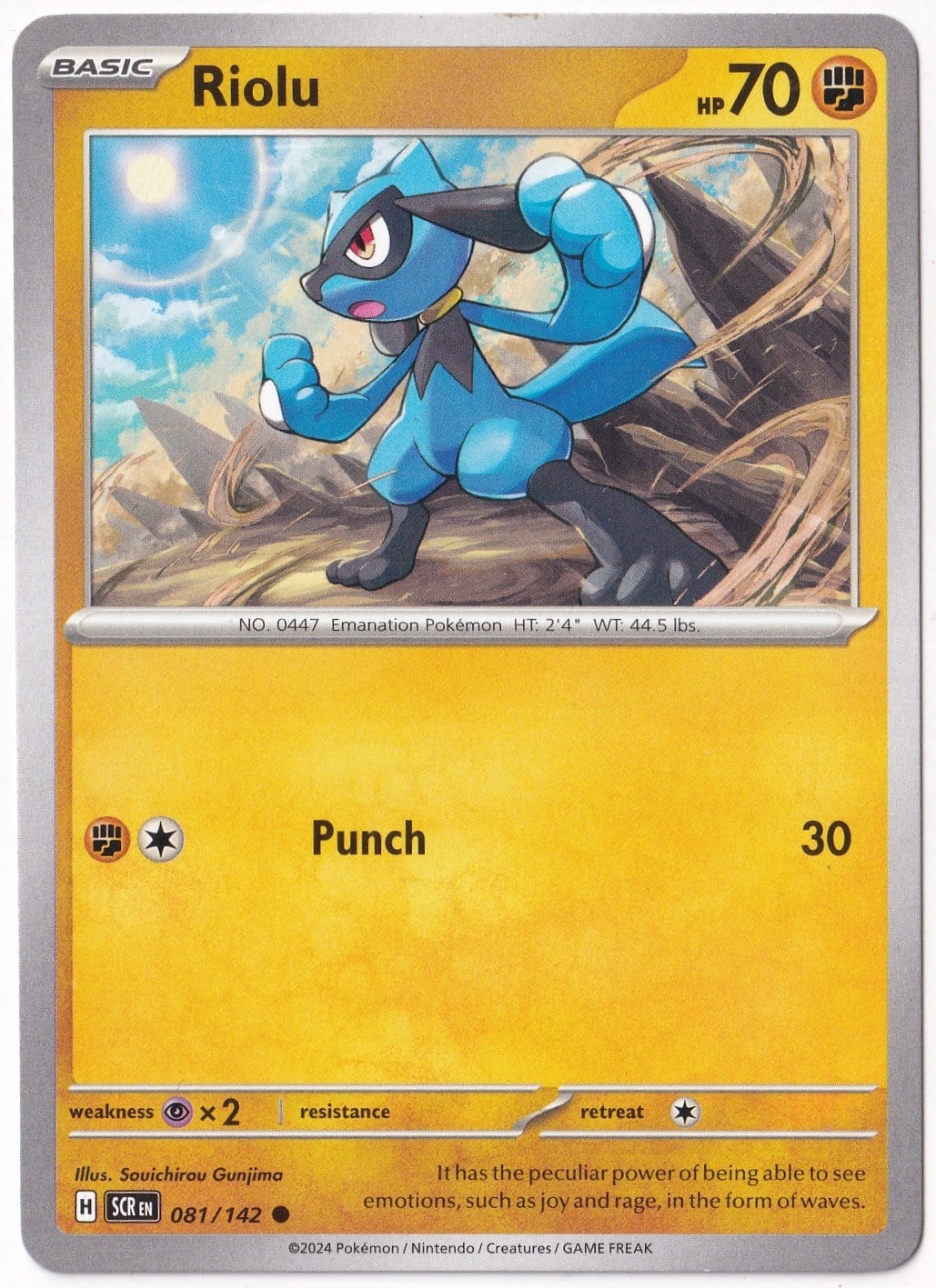 Stellar CrownRiolu 081/142 - Stellar Crown - Pokemon Kartı (Mint)